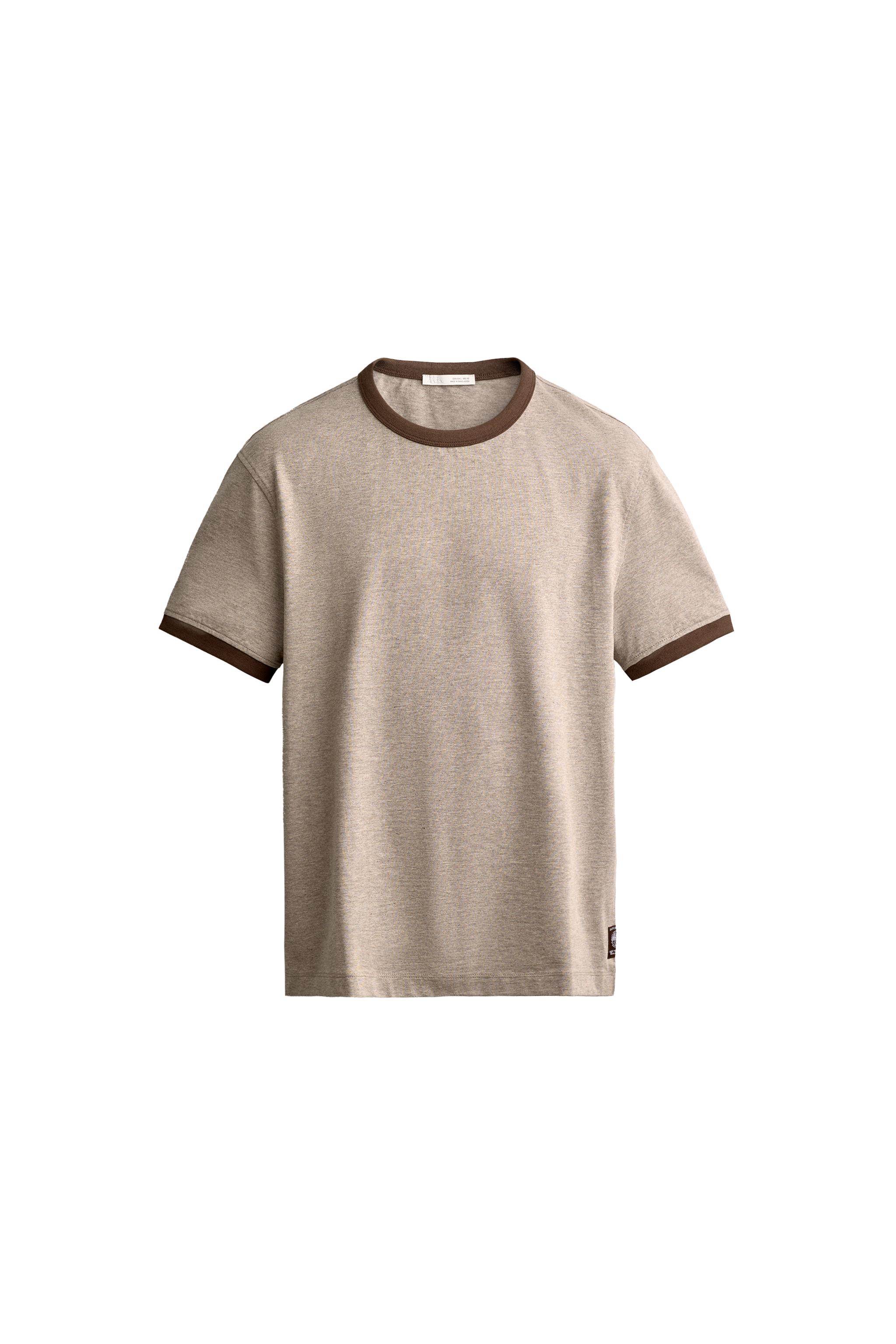 CAMISETA REGULAR FIT CONTRASTE