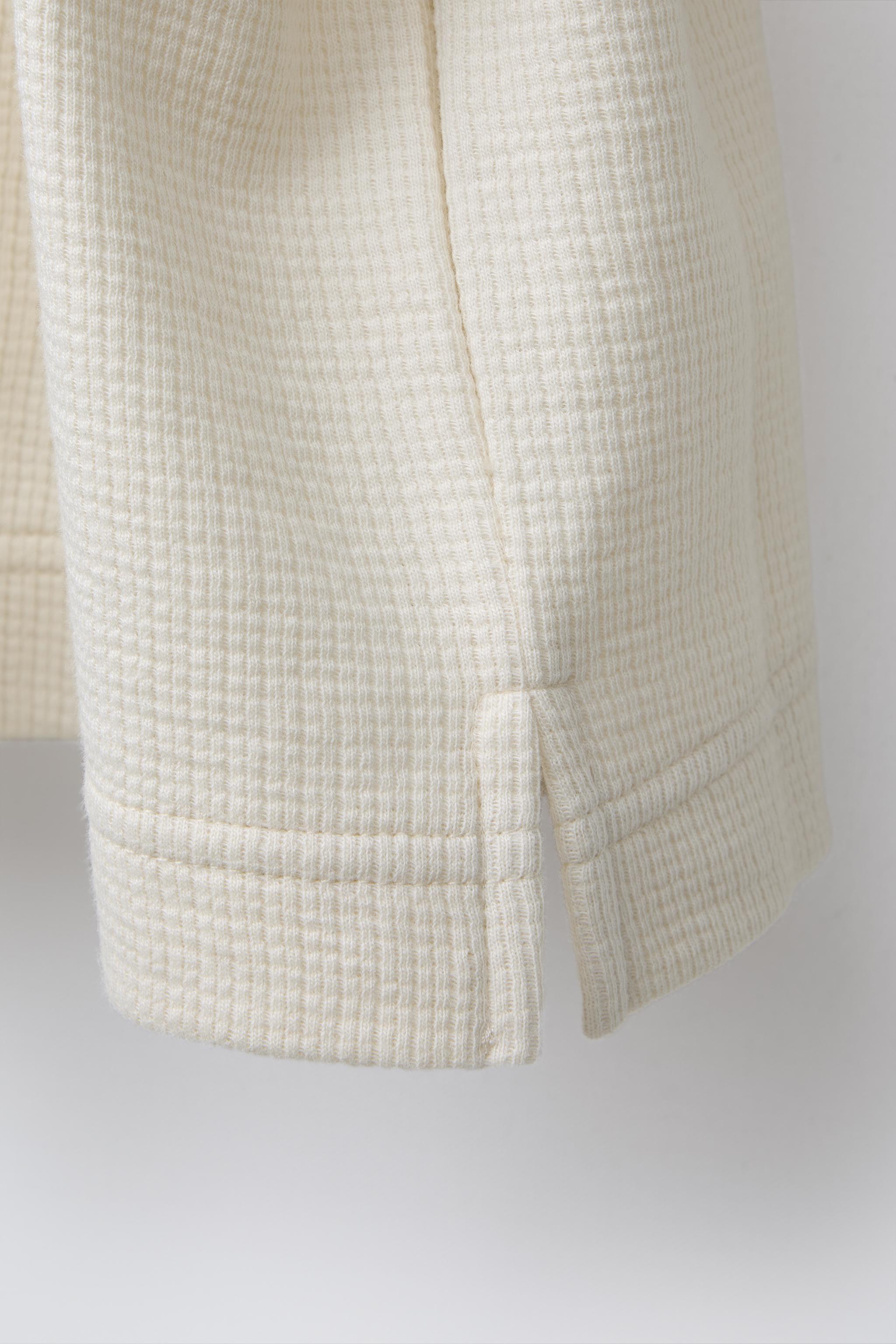 TEXTURED KNIT SHIRT