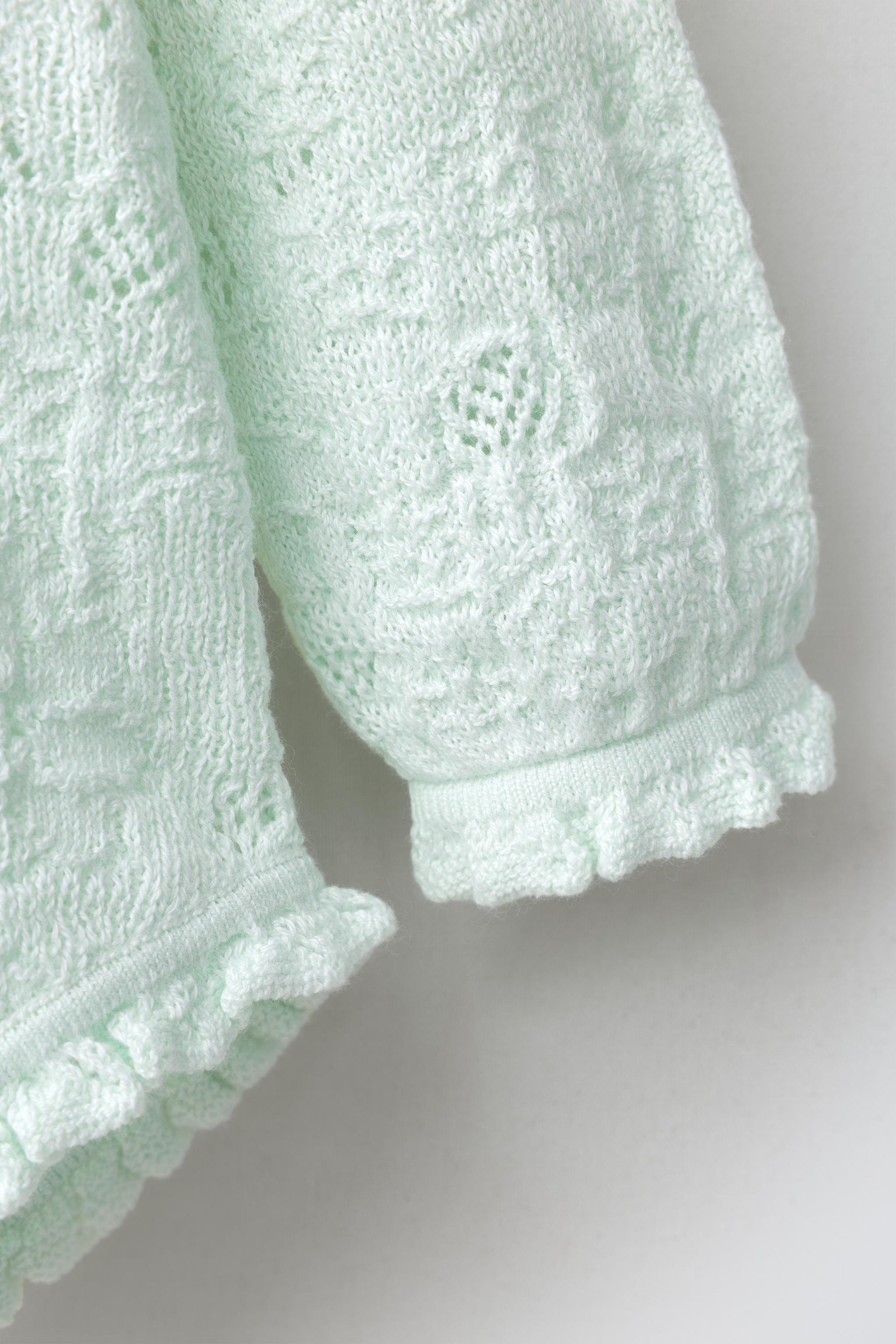 Боди KNIT для детей, хлопок, шёлк — Zara — фото 4