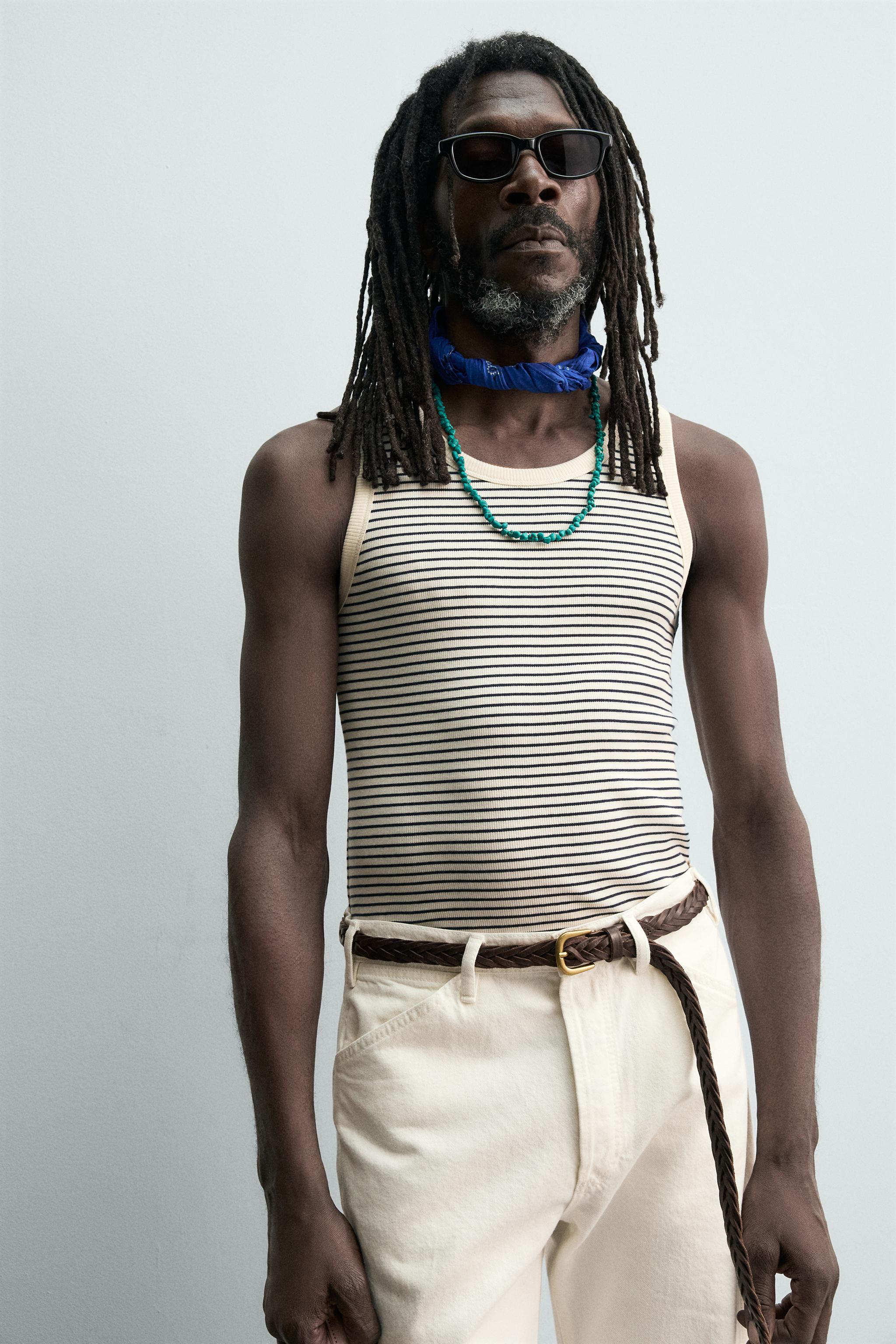 CEINTURE EN CUIR TRESSÉ AARON LEVINE X ZARA