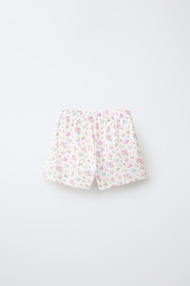 1 1/2-6 YEARS/ FLORAL PRINT PYJAMAS - Ecru by Zara - Image 3
