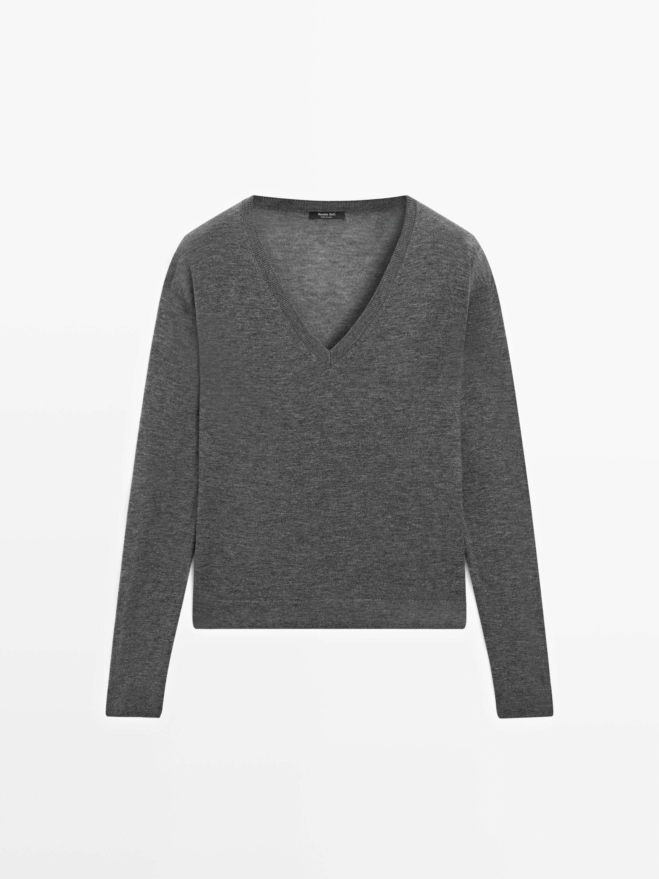 Pull en laine et soie