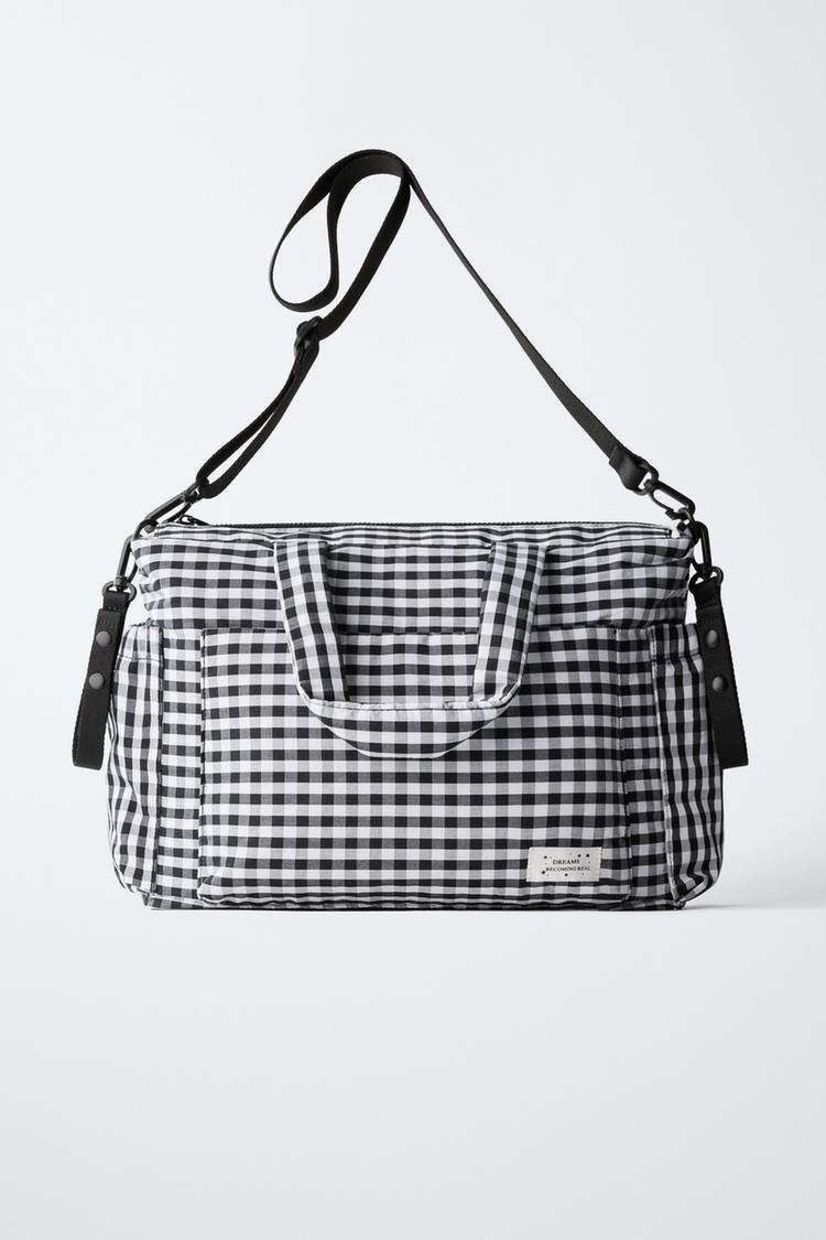 BOLSA MATERNIDAD CUADROS