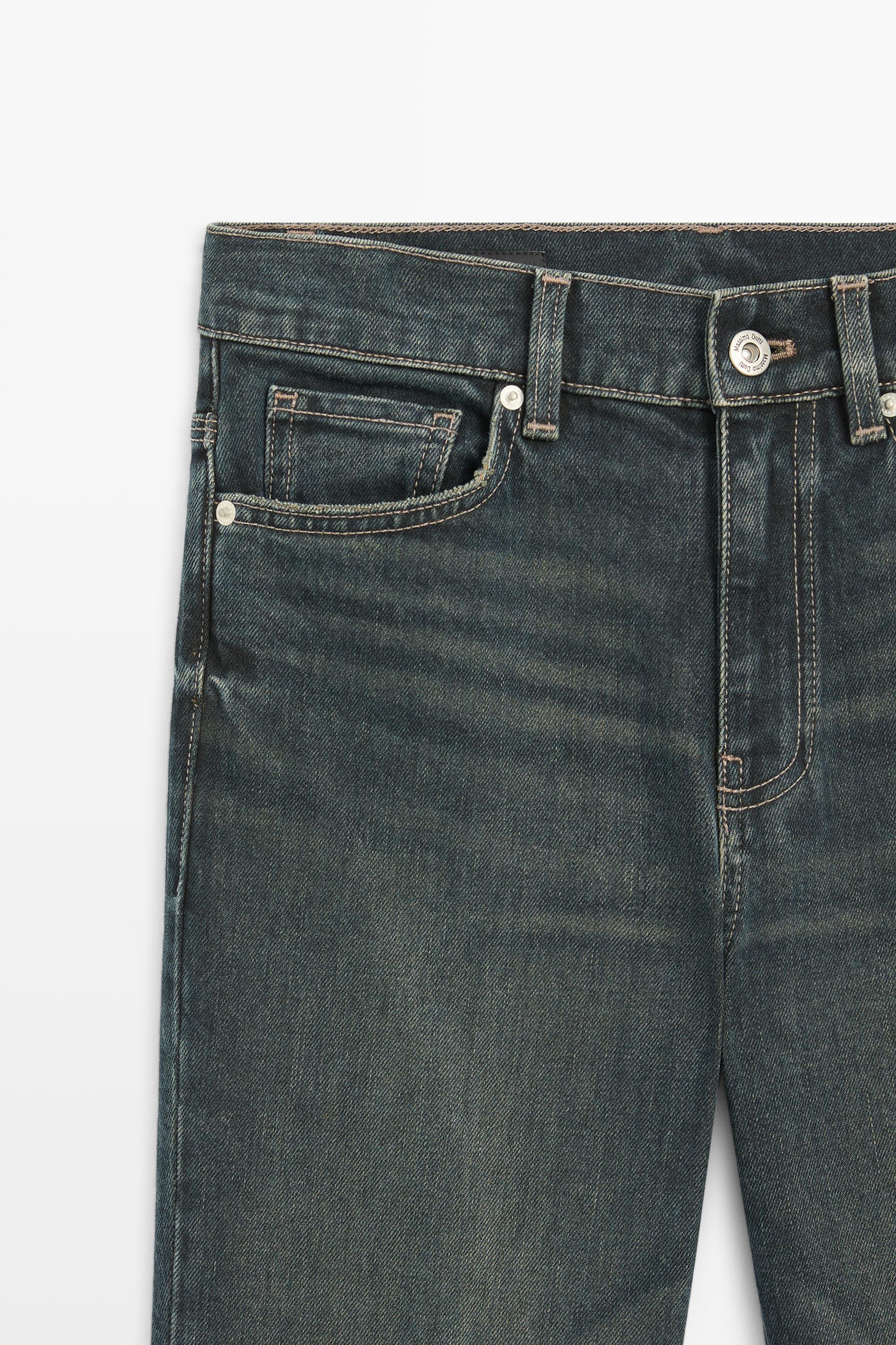 Jean flare taille moyenne