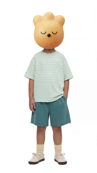 EFFEN BERMUDA - Eendblauw van Zara