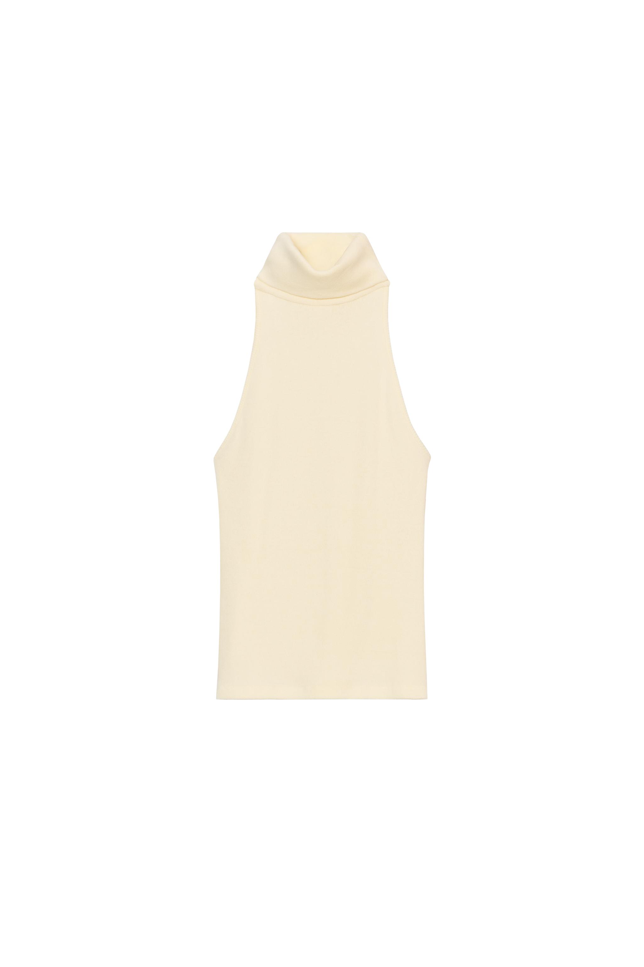 HIGH NECK SLEEVELESS TOP - Light blue | ZARA United States