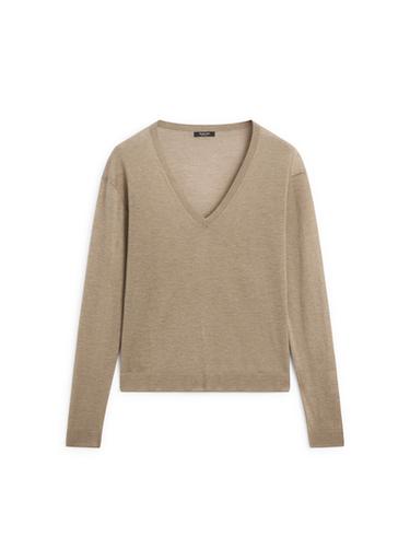 Zara Silk and wool blend knit sweater - Greenish