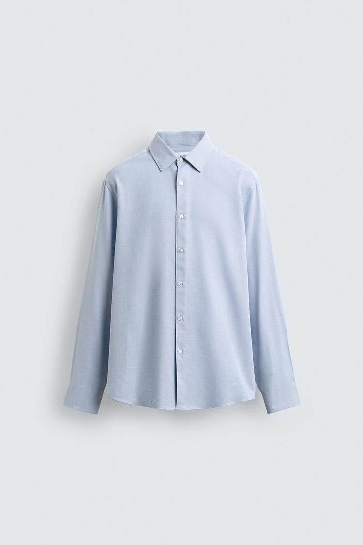 ZARA EASY CARE TEXTURED SHIRT