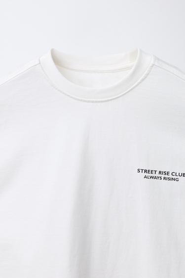 DOUBLE SLEEVE T-SHIRT AND CHECKERBOARD BERMUDA SHORTS SET - Dark anthracite by Zara - Image 5