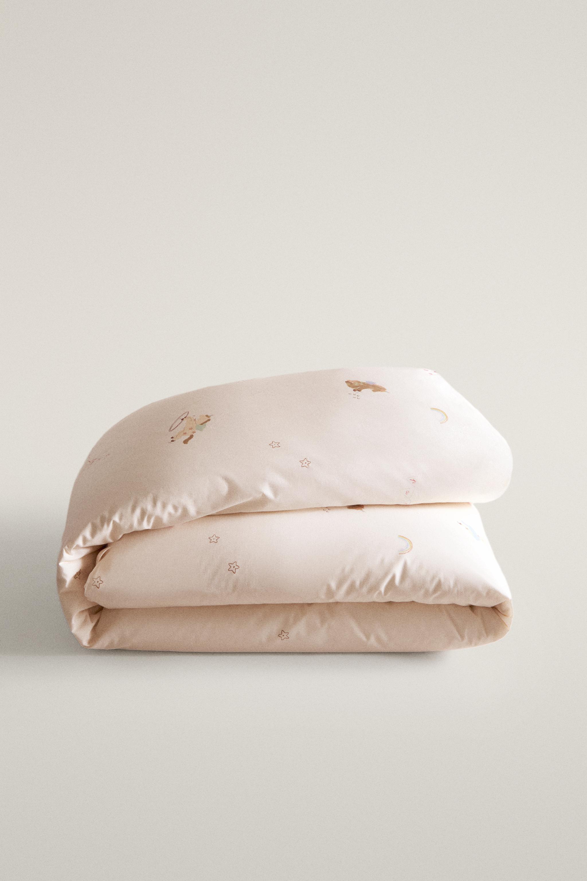 KIDS' REVERSIBLE UNICORN DUVET COVER