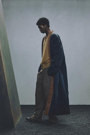PADDED TECHNICAL COAT X SR_A - Navy blue by Zara - Image 4