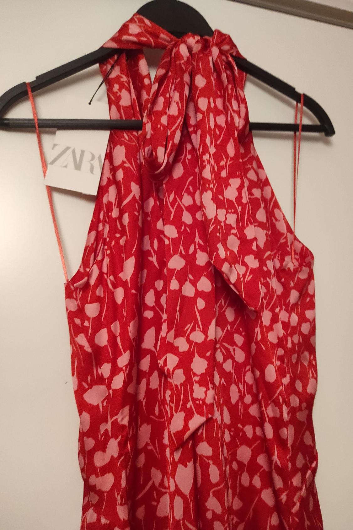 PRINTED HALTER NECK DRESS - Image 2