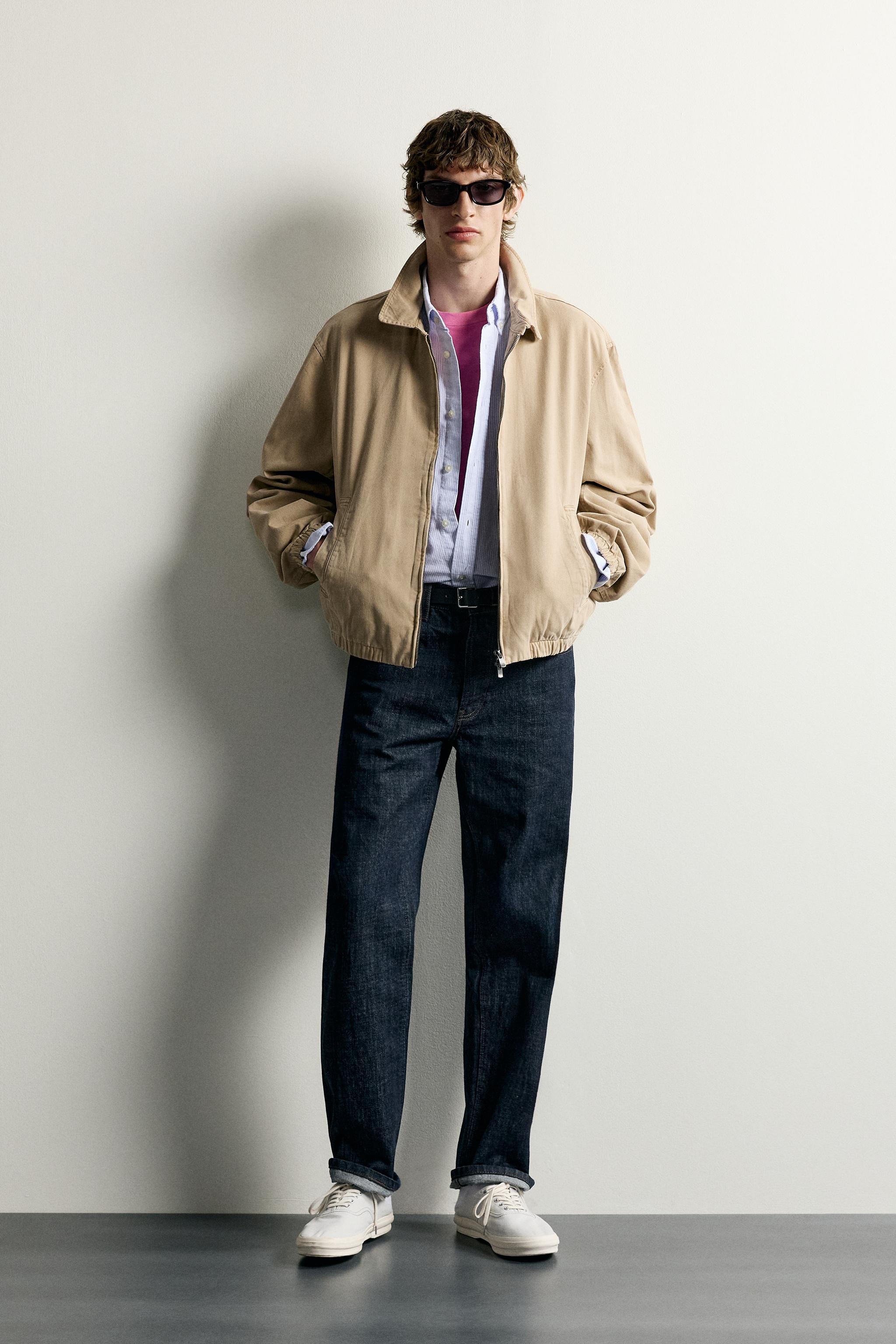 0FR. PARIS X ZARA WASHED COTTON JACKET - taupe brown | ZARA United