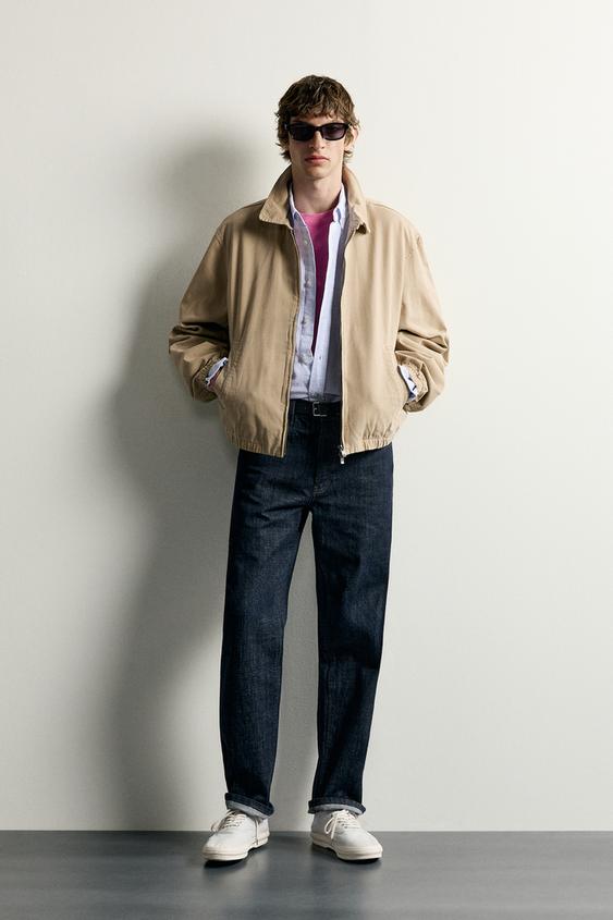 0FR. PARIS X ZARA WASHED COTTON JACKET - camel by Zara - Image 0