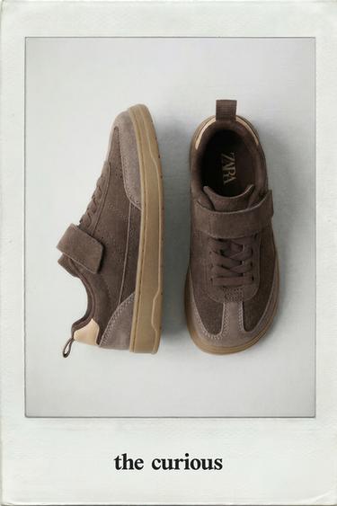 КОЖАНЫЕ ТУФЛИ BAREFOOT — КОРИЧНЕВЫЙ от Zara