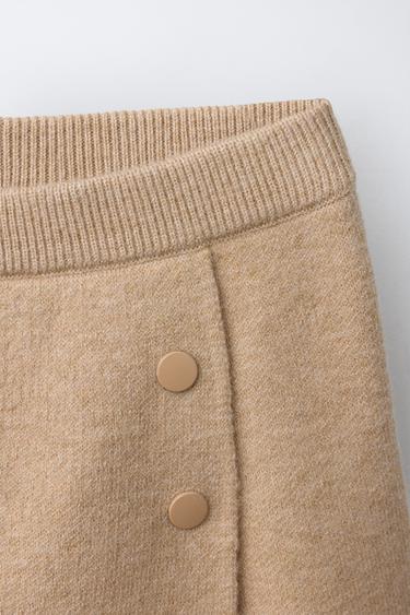 KNIT BERMUDA SKORT - camel by Zara - Image 2