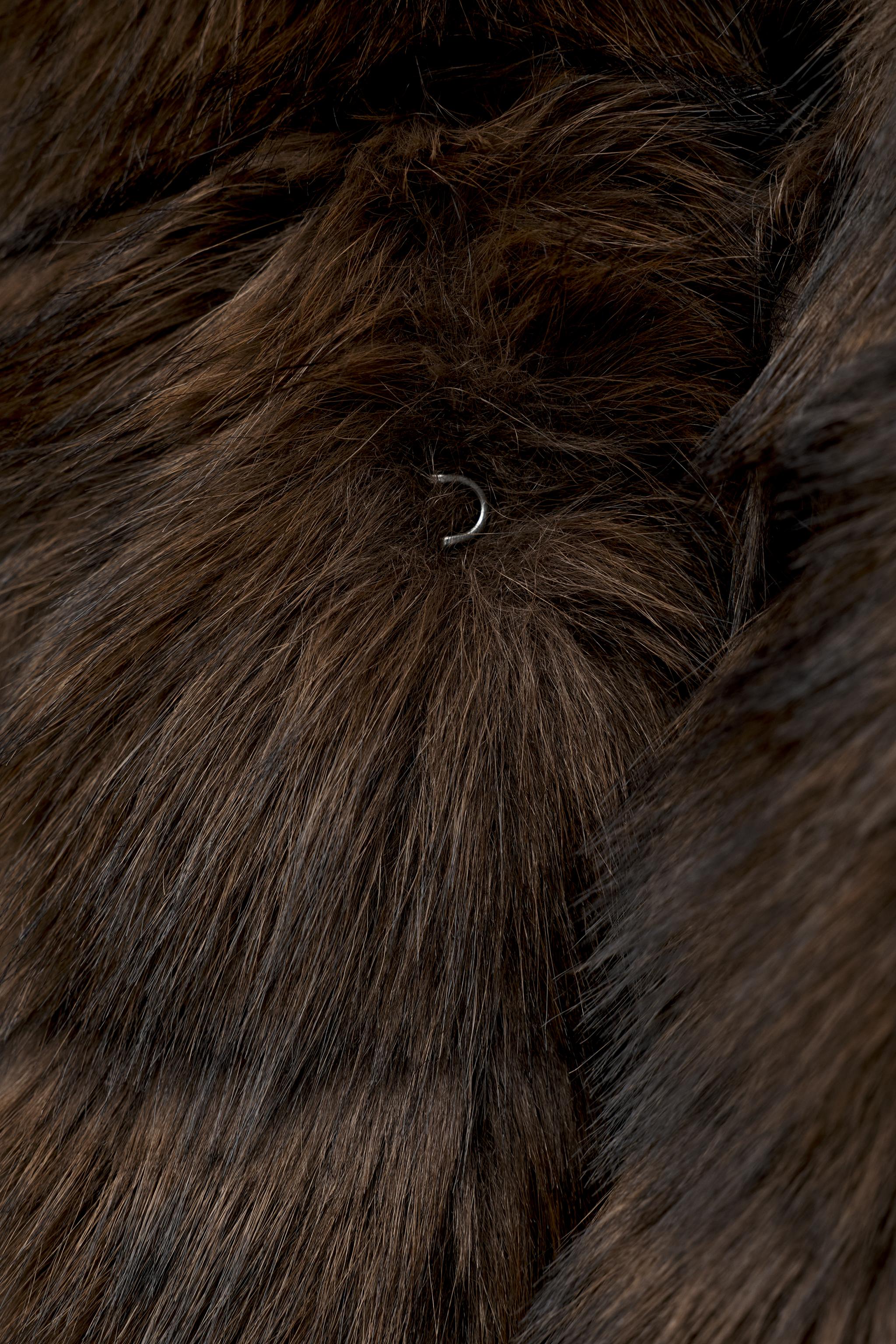 ZW COLLECTION FAUX FUR EFFECT COLLAR BOMBER JACKET