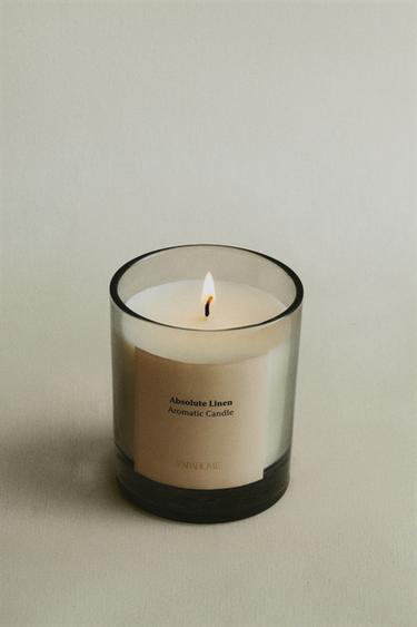 (200 G) BOUGIE PARFUMÉE ABSOLUTE LINEN - Moutarde de Zara - Image 5