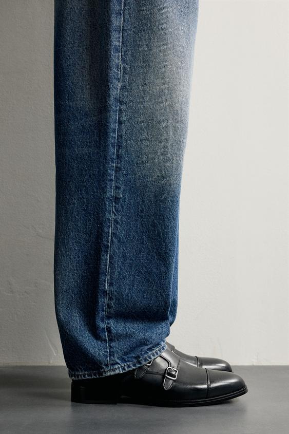 ZAPATO VESTIR DOBLE HEBILLA - Negro de Zara - Imagen 0
