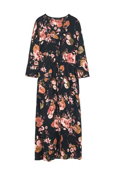 FLORAL PRINT JUMPSUIT DRESS