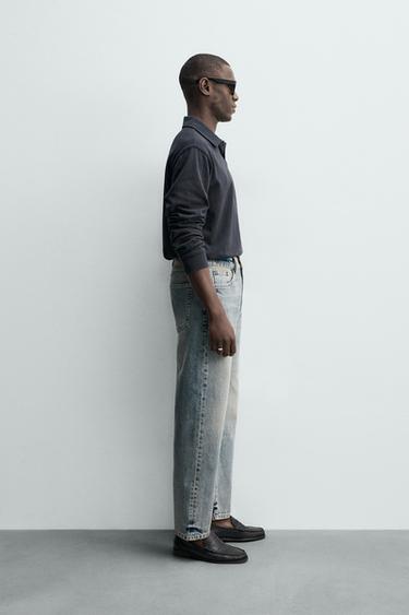 JEAN DROIT COUPE CHEVILLE - Bleu moyen de Zara - Image 3