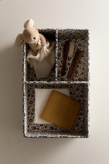 FLORAL BABY CLOTHES ORGANISER - Blue by Zara - Image 4