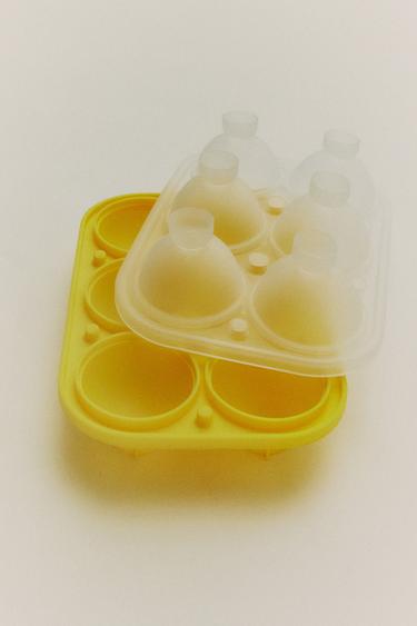 EISWÜRFELFORM FÜR 6 EISKUGELN - Gelb von Zara