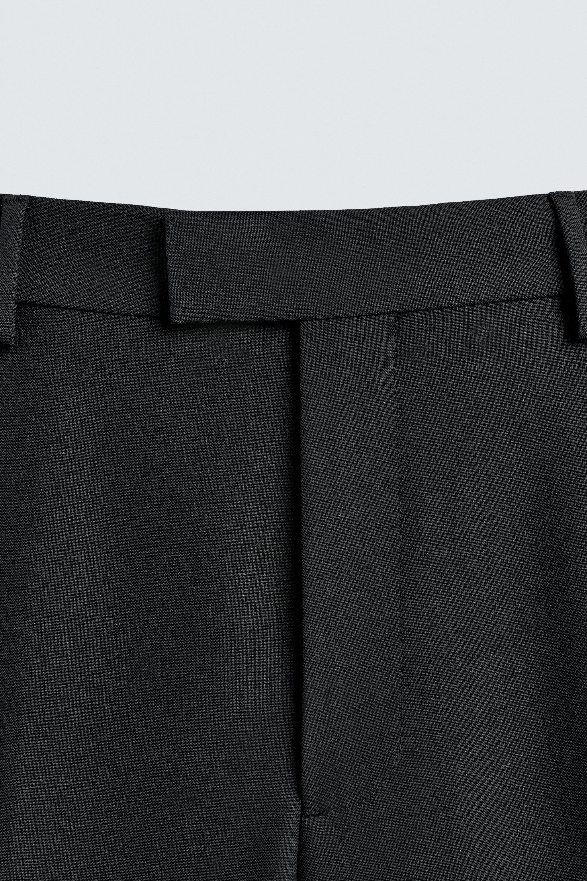 PANTALON STRAIGHT FIT AVEC LAINE