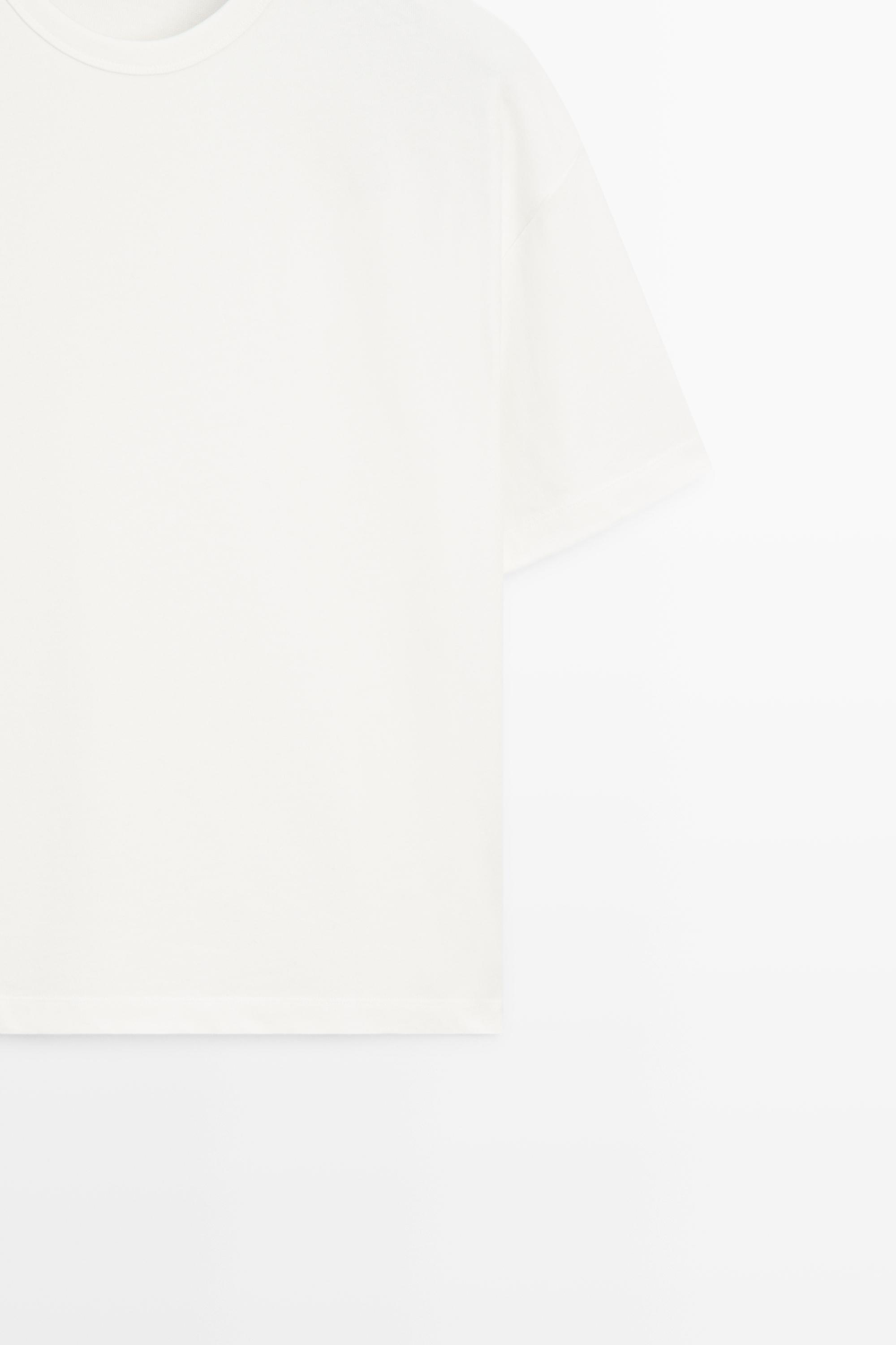 T-shirt boxy manches courtes 100 % coton