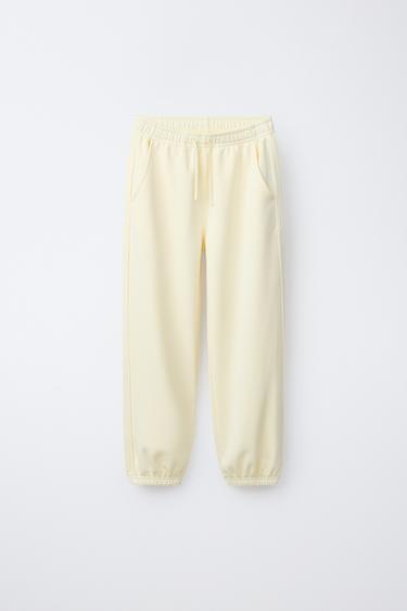 PANTALÓN JOGGER - Amarillo de Zara - Imagen 0