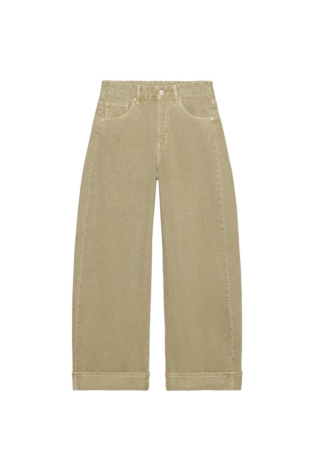 TRF MID-RISE FOLDED BAGGY JEANS - image 4
