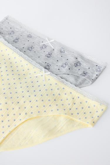 6-14 ANS/ LOT DE SIX CULOTTES OURS - Bleu / Blanc de Zara - Image 5