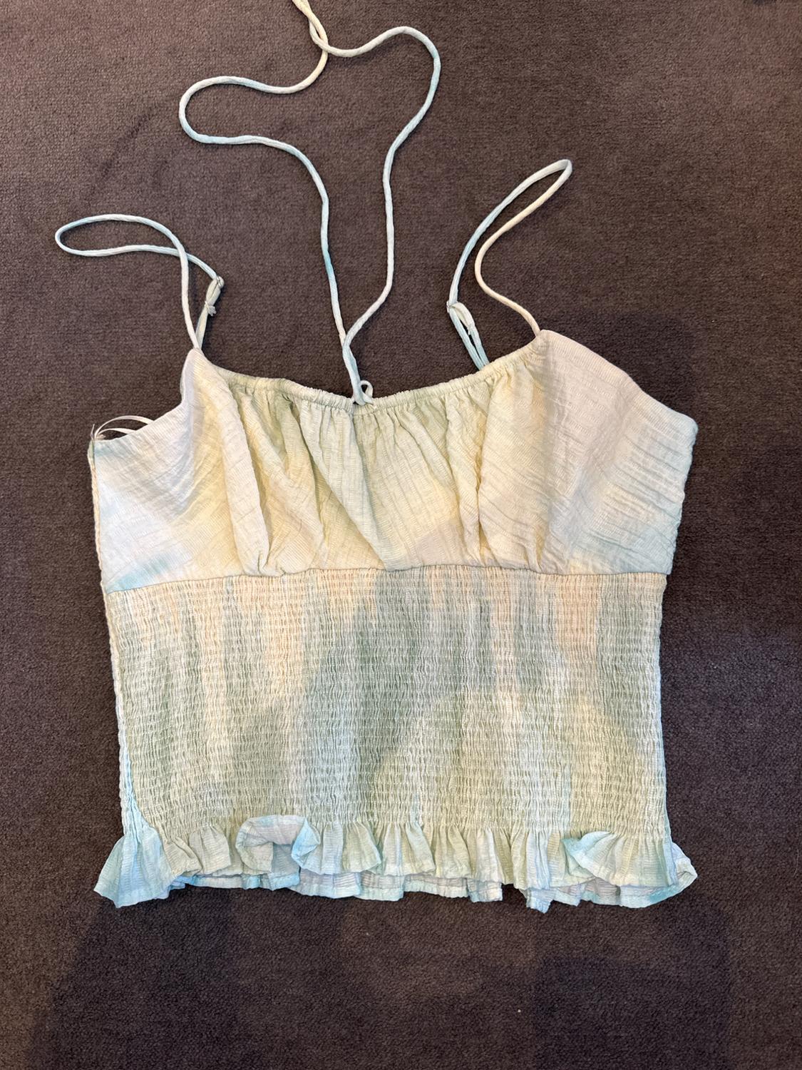PRINTED CROPPED TOP