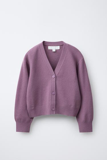 CHAQUETA PUNTO - Malva de Zara
