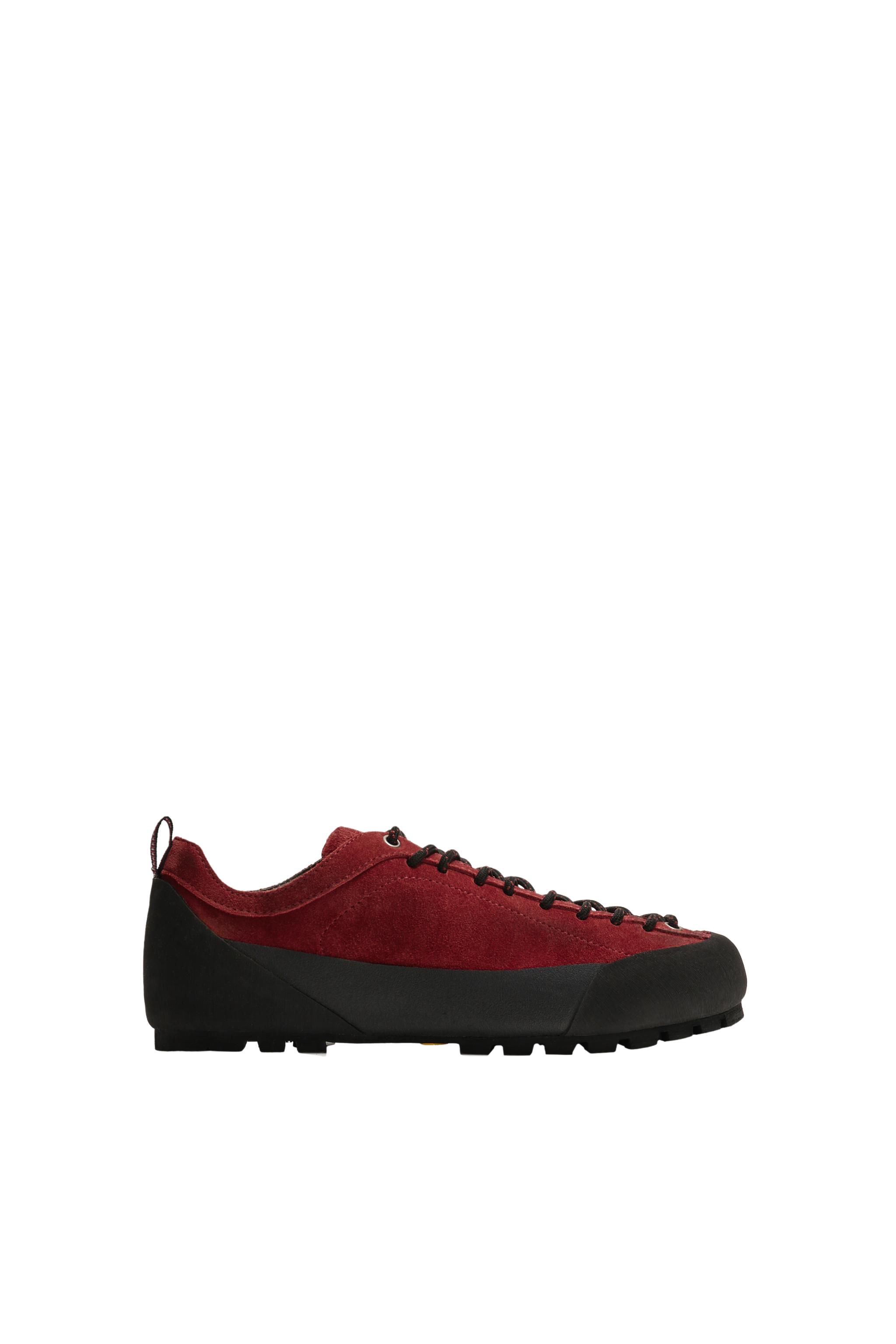 LEATHER TRAINERS WITH VIBRAM® SOLE AARON LEVINE X ZARA - Red