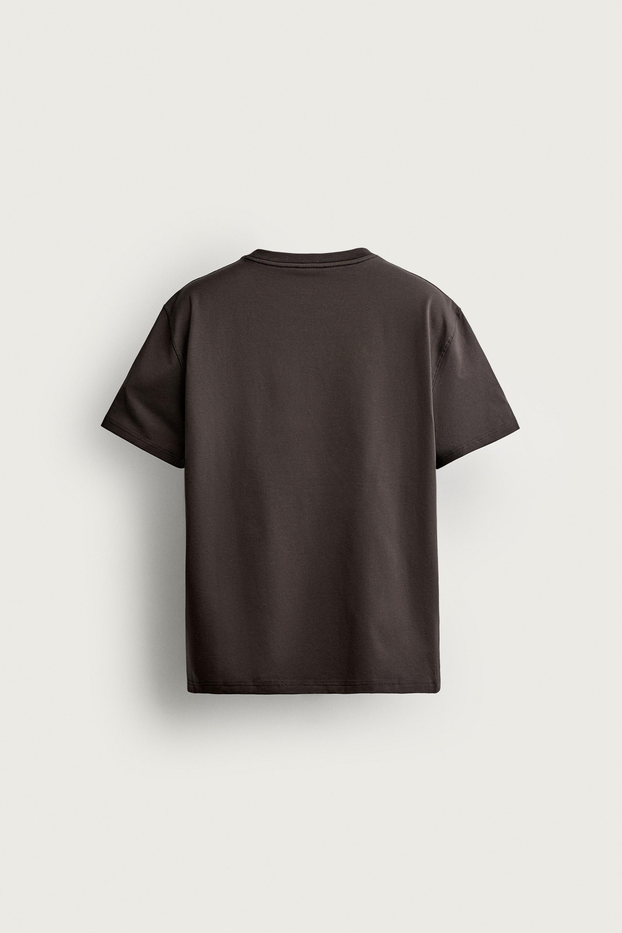 BASIC MEDIUM WEIGHT T-SHIRT /02 — Dark brown