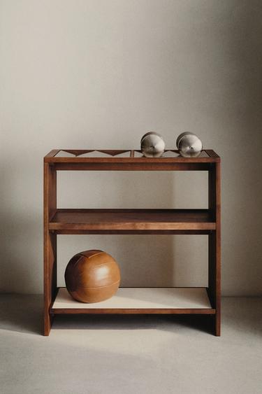 Zara STORAGE UNIT AND DUMBBELL RACK - Oyster-white