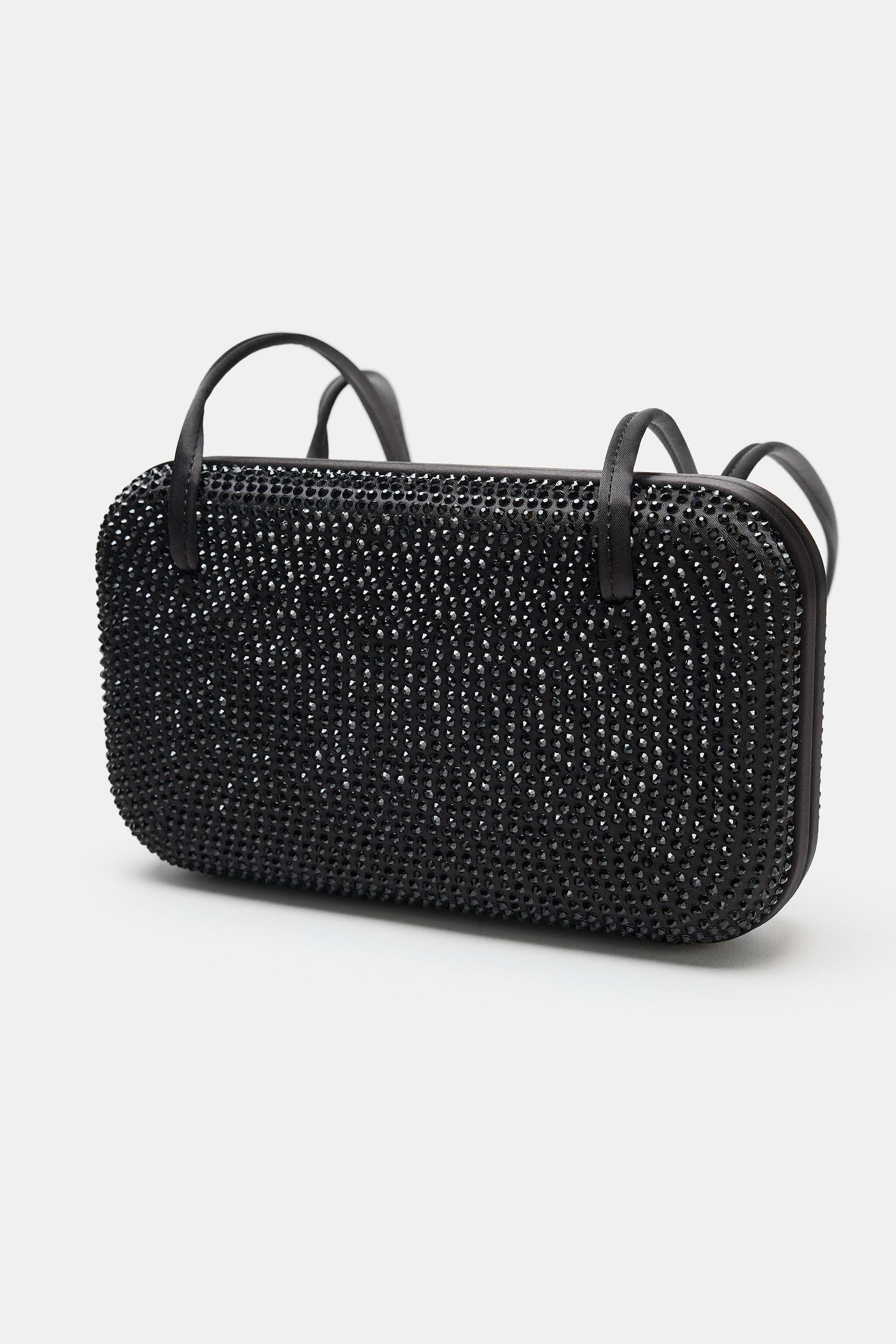 ラインストーン ショルダーバッグ - ブラック | ZARA Japan / 日本