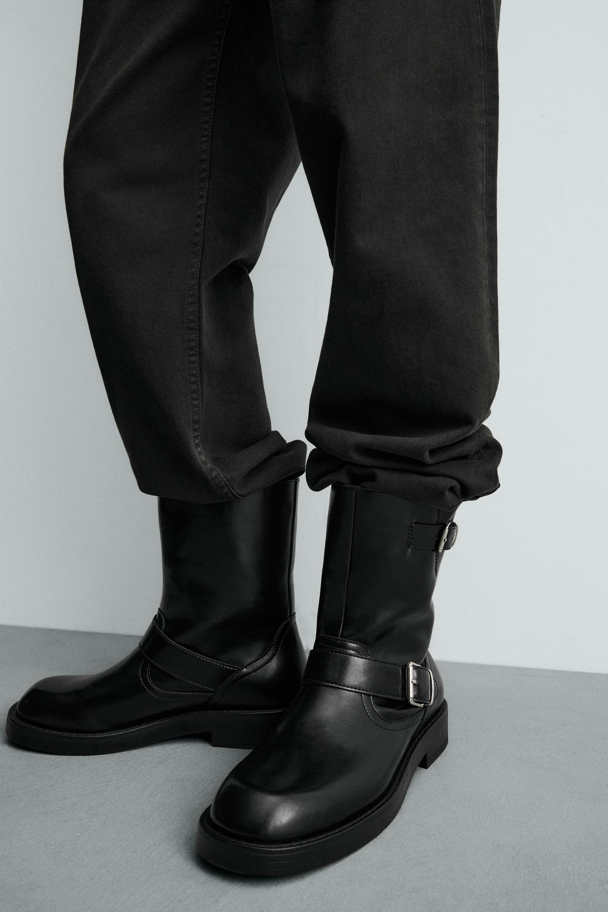 バックルブーツ - ブラック | ZARA Japan / 日本