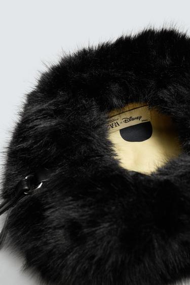 CLUTCH EFFET FOURRURE HARRY LAMBERT FOR ZARA X DISNEY - Noir de Zara - Image 3