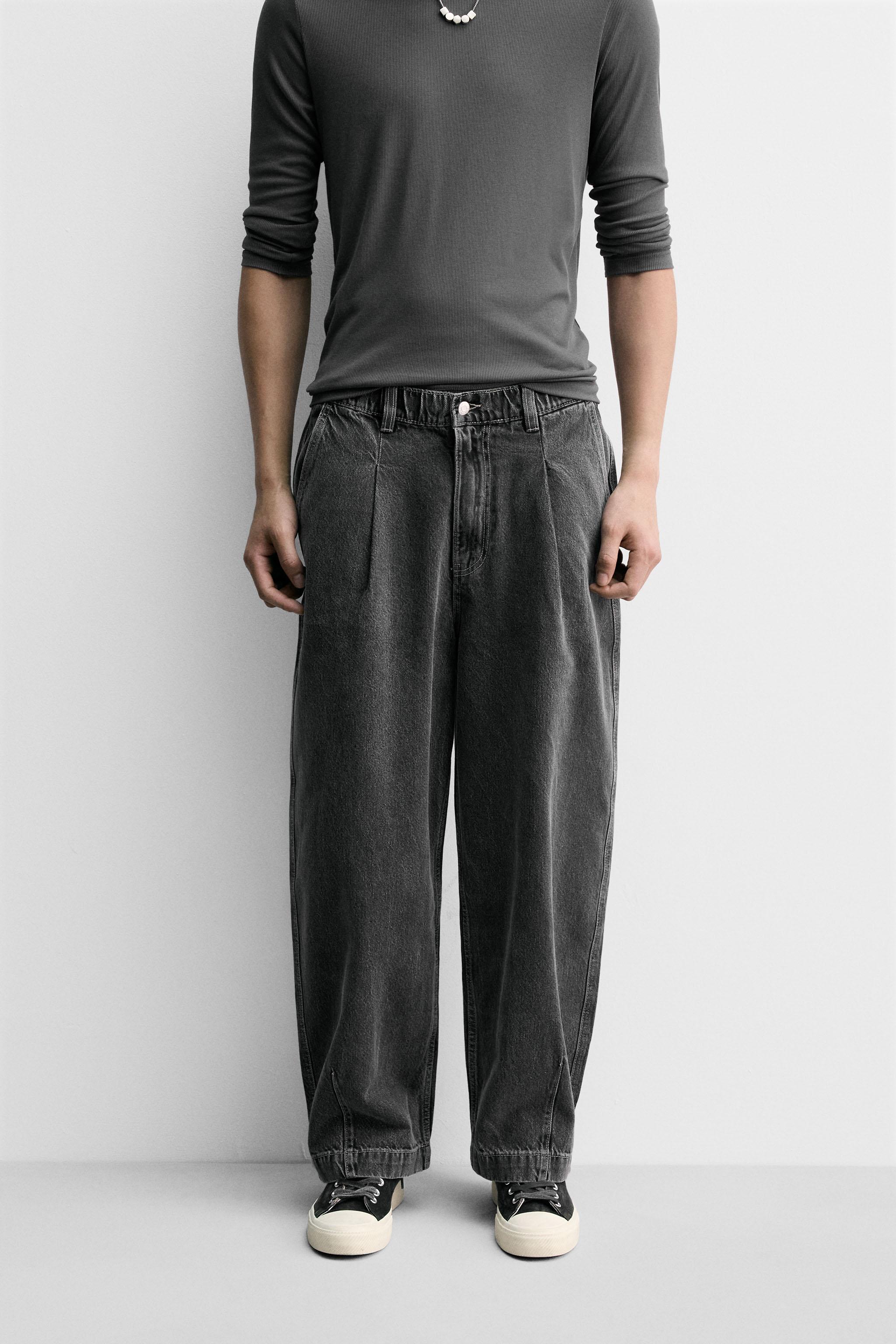 ZARA ワイドレッグパンツ メンズジーンズ ワイドレッグ | ZARA 日本