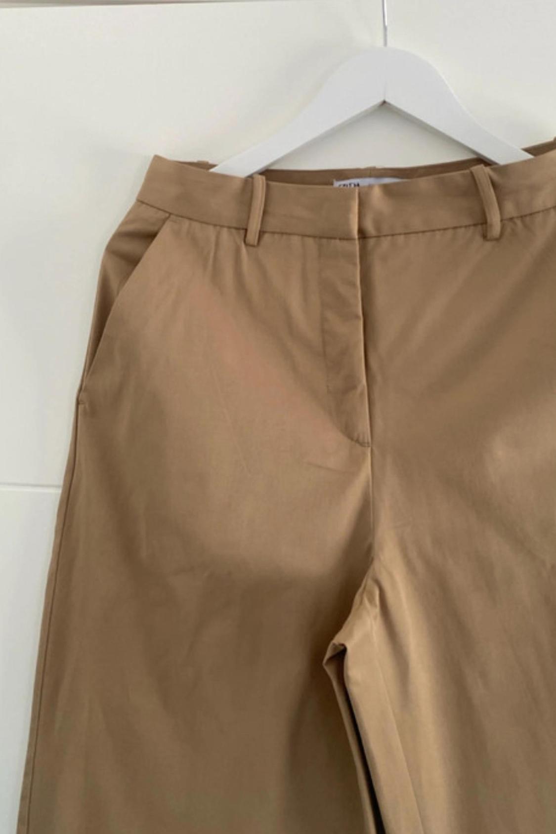 WIDE-LEG SATIN TROUSERS