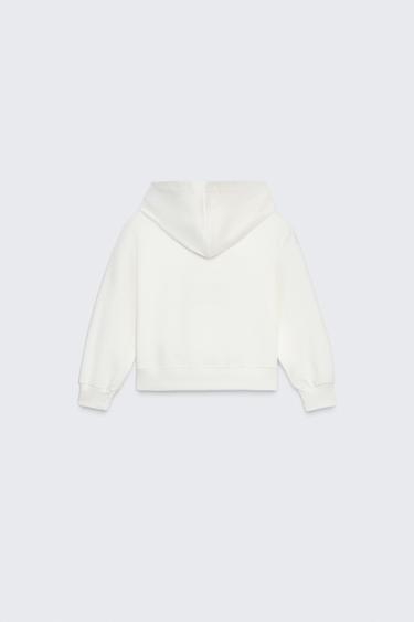 50TH ANNIVERSARY EMBROIDERED SLOGAN HOODIE - Oyster-white by Zara - Image 1