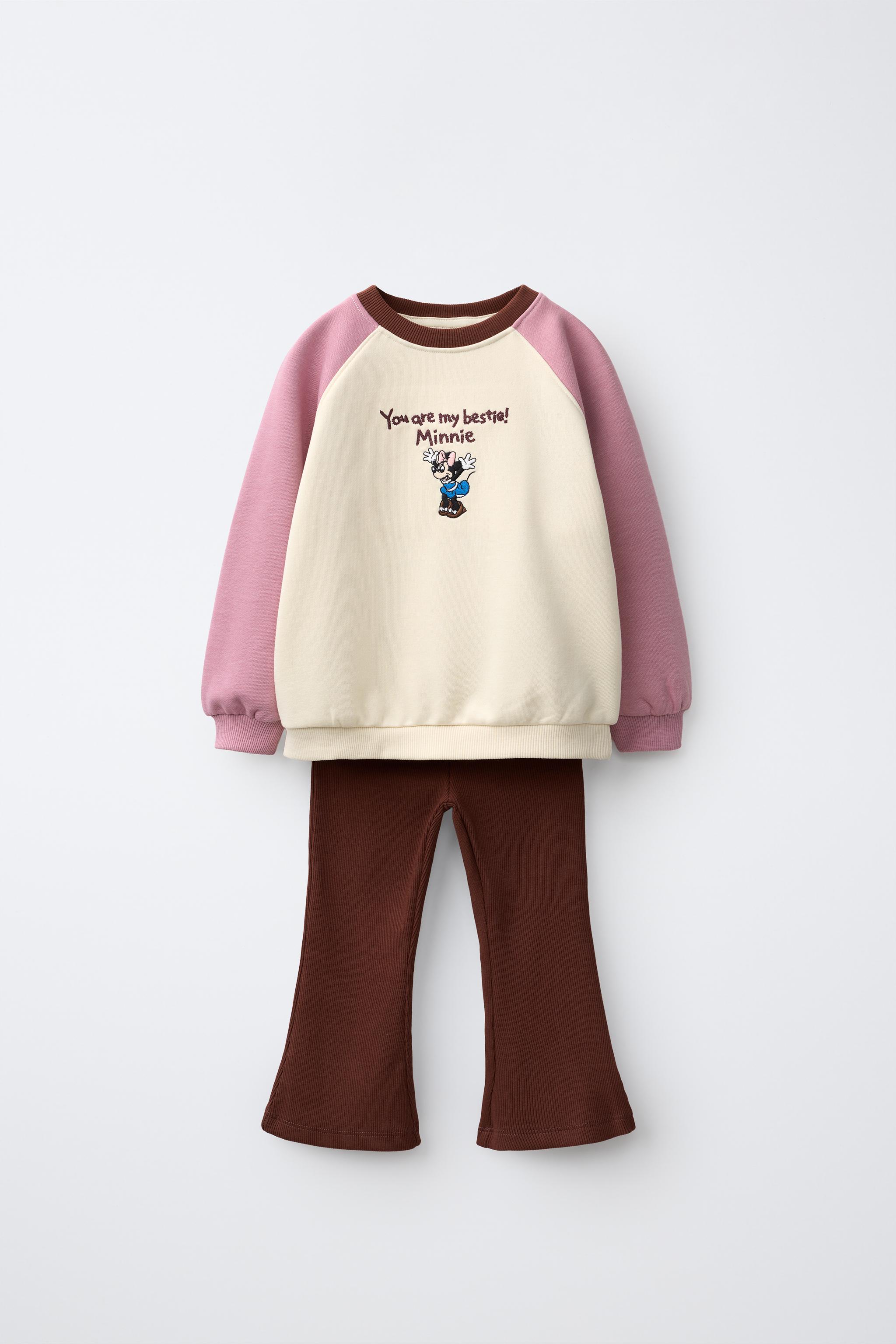 MINNIE MOUSE © DISNEY RAGLAN SET — Brown