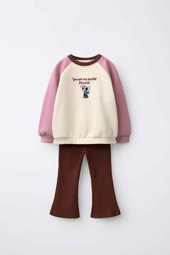 MINNIE MOUSE © DISNEY RAGLAN SLEEVE SET - Brown de Zara - Imagen 0