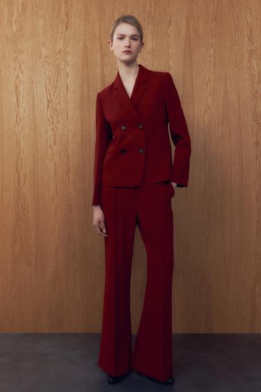 TRAJE BLAZER Y PANTALÓN - VERDOSO de Zara