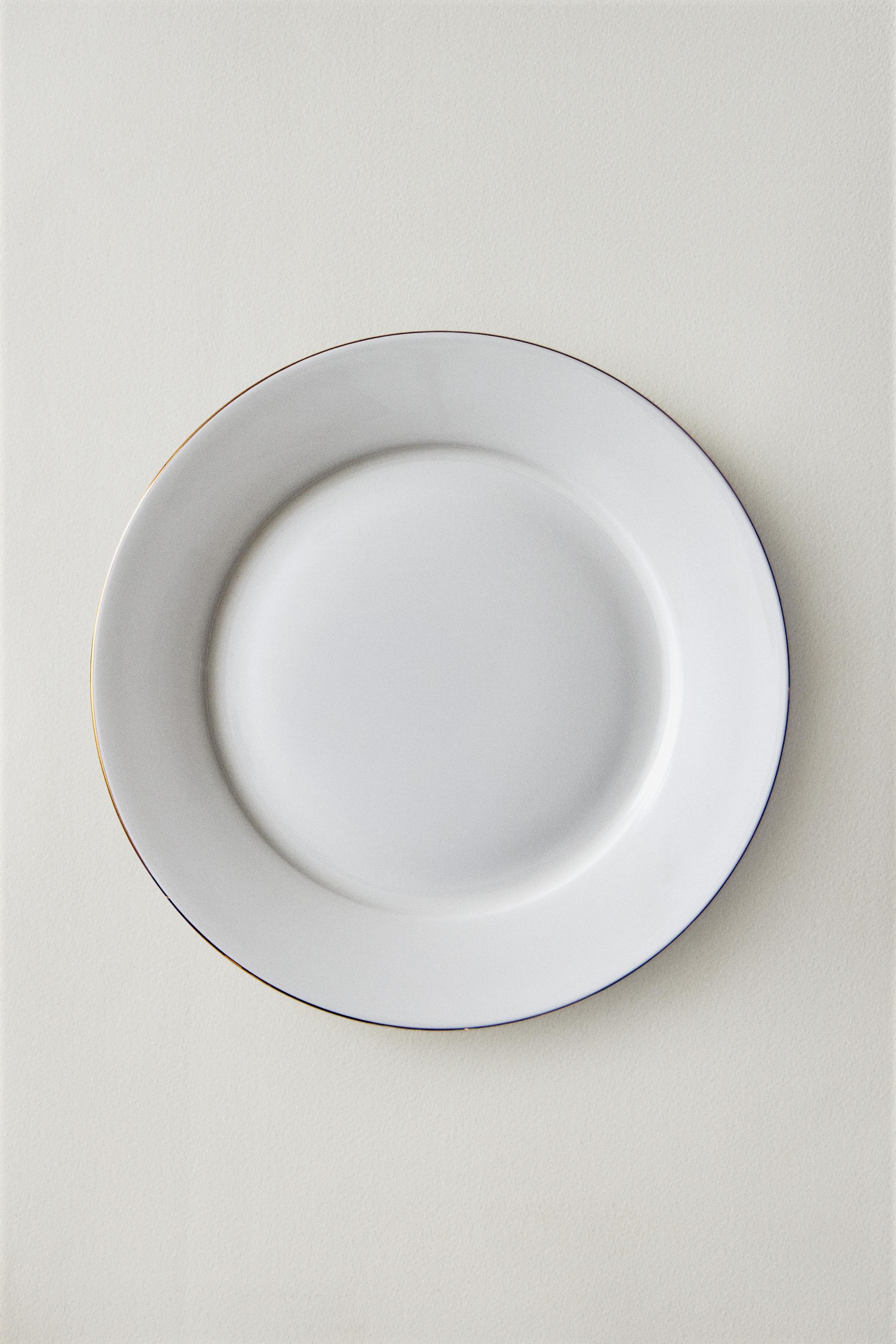 ASSIETTE À DESSERT PORCELAINE BONE CHINA BORD
