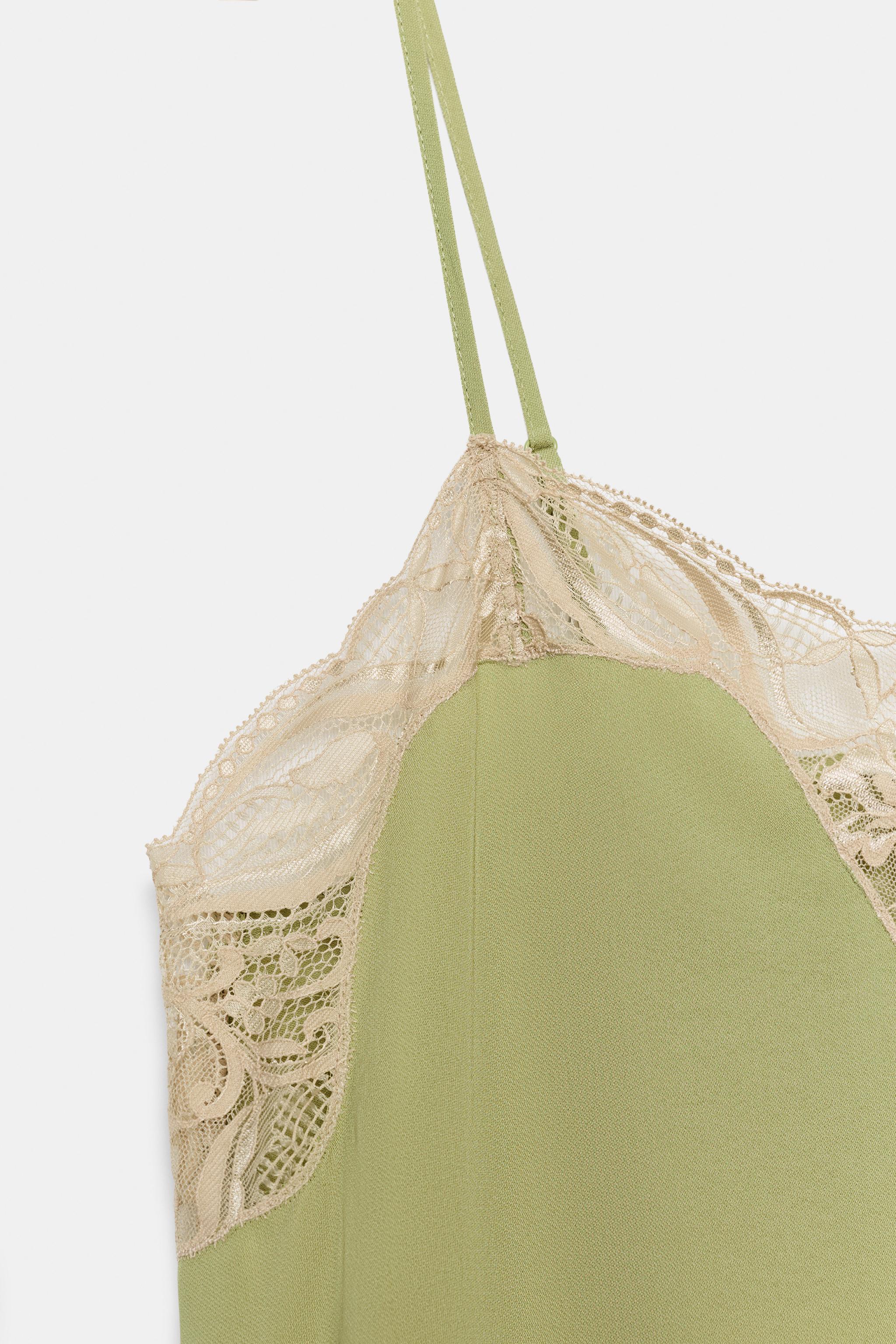 ZW COLLECTION SATIN LACE DRESS