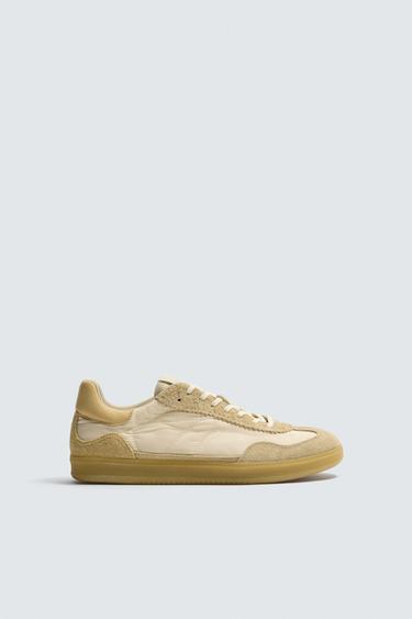 LTHR SNKRS - Beige de Zara