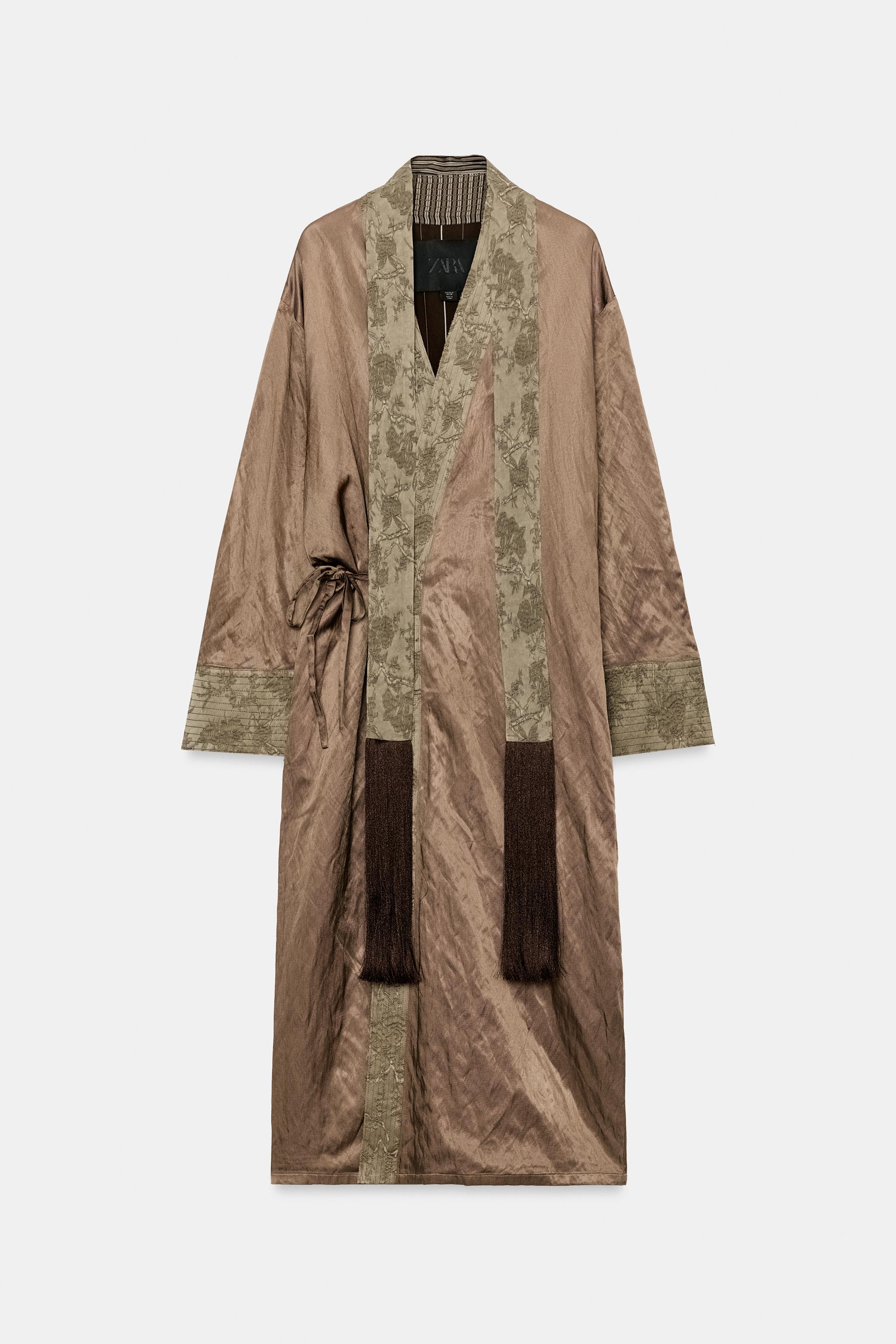 ZW COLLECTION JACQUARD SCARF KIMONO